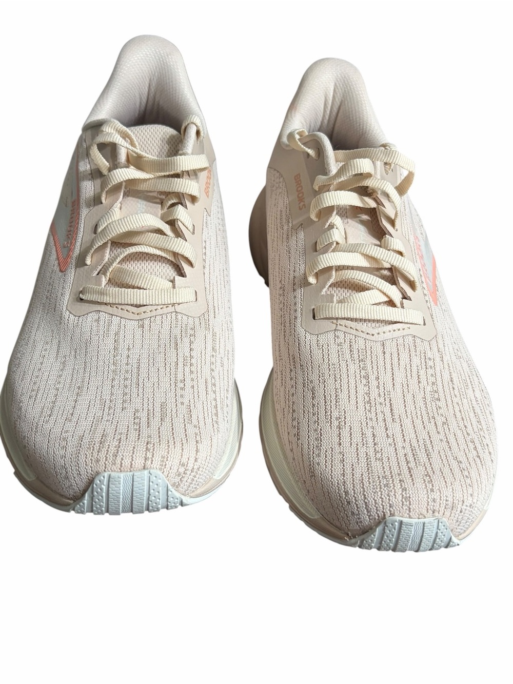 Brooks Women's Pale Blush Running Shoe with Coral Detail - Picture 2 of 8